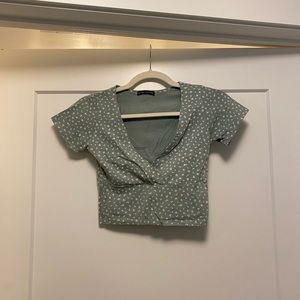 Floral crop top from Brandy Melville in size small.